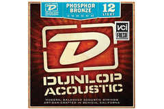 Dunlop Phosphor Bronze Acoustic Guitar Strings Light Gauge 12-54
