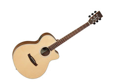 Tanglewood Discovery Acoustic Guitar - Natural Open Pore Satin/Rosewood - DBTSFCEBW